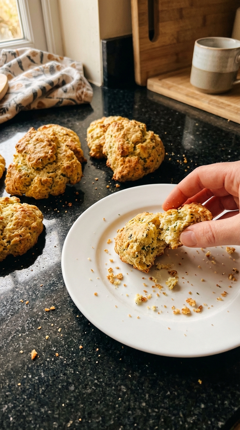 Cottage Cheese Herbed Scones