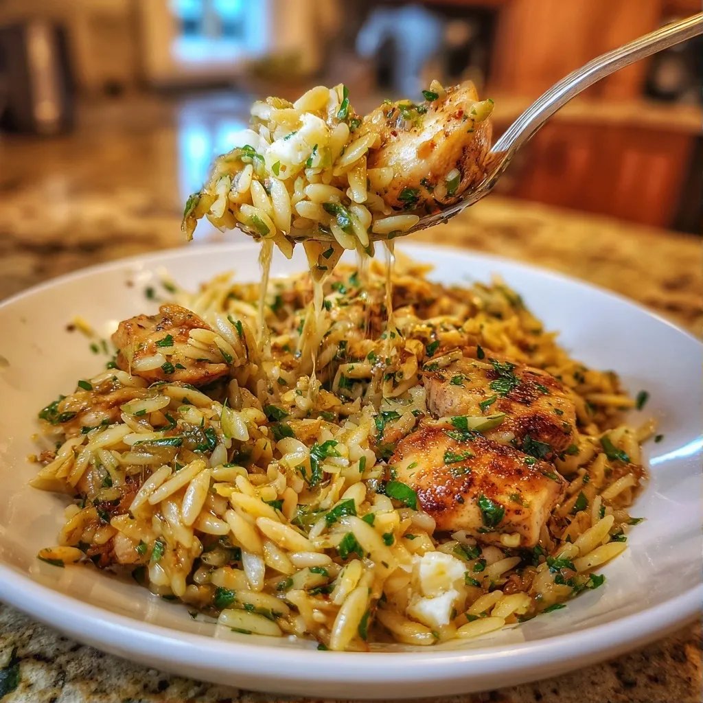 Greek Lemon Chicken Orzo