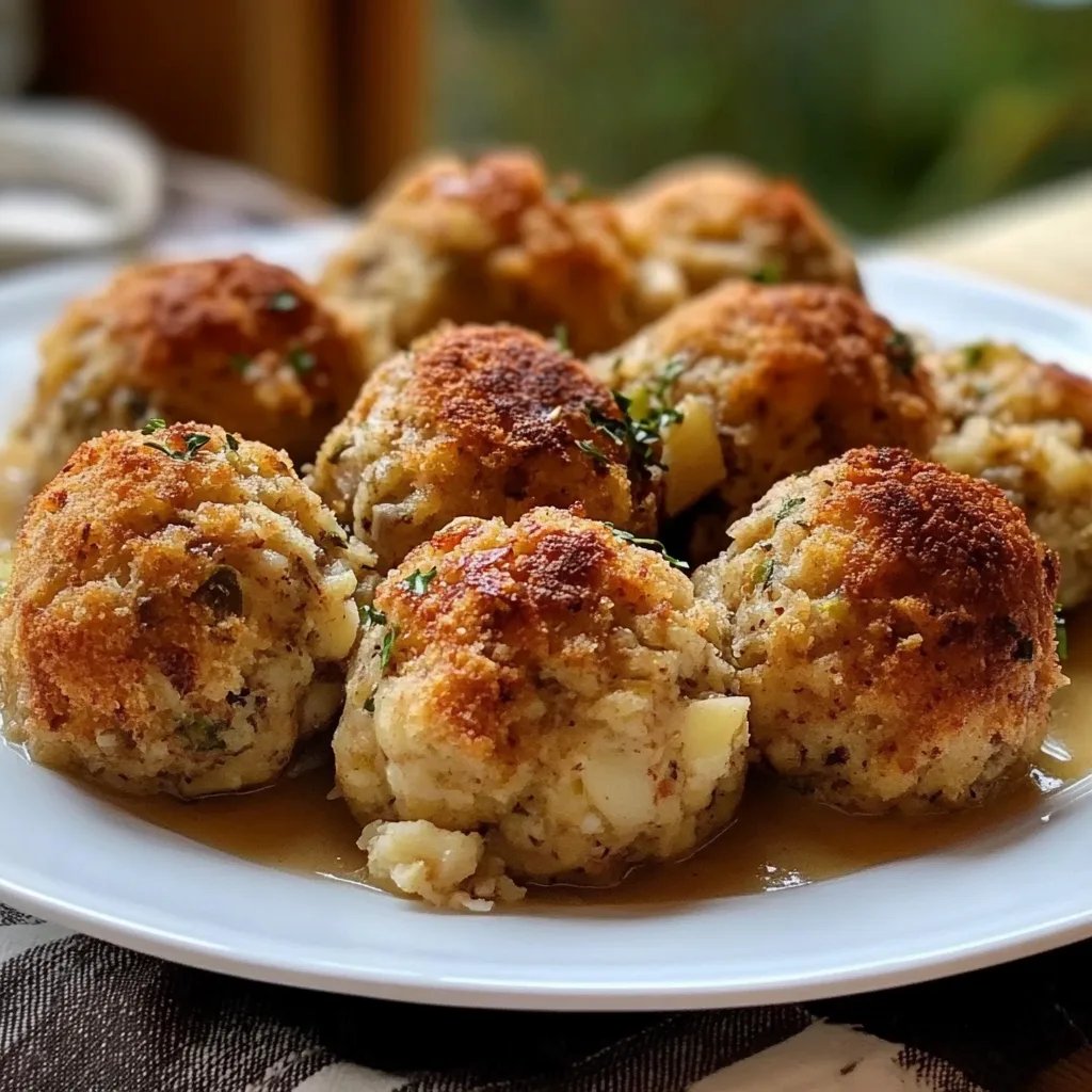 Turkey Stuffing Balls