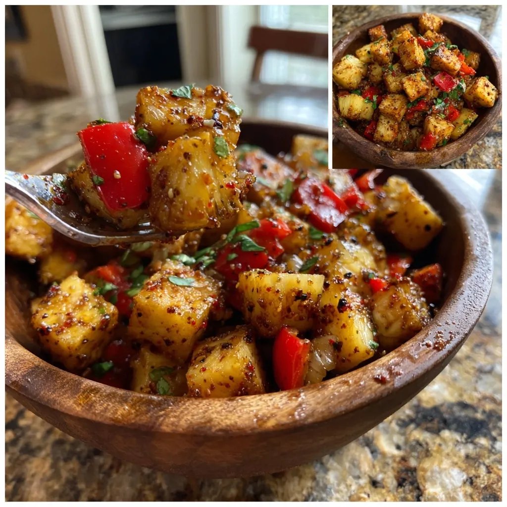 BBQ Tofu Pineapple Bowls