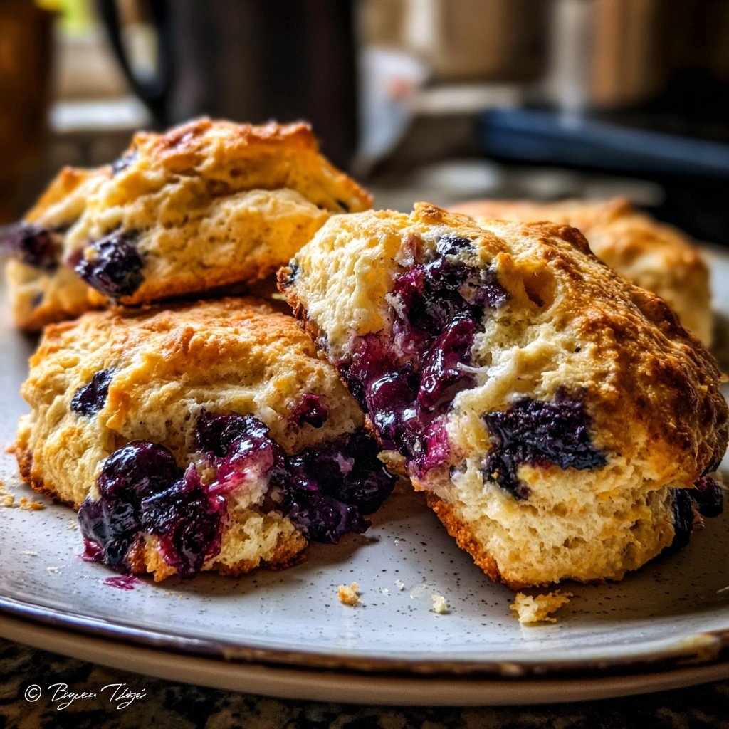 Blueberry Biscuits