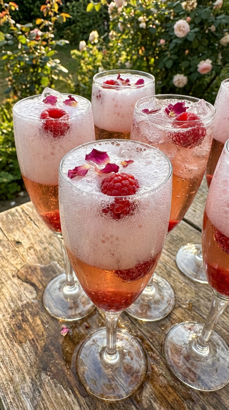 Raspberry Rose Sparklers