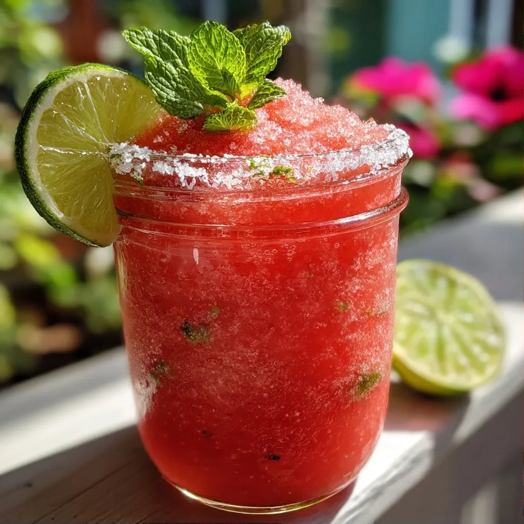 Watermelon Margarita Slushie