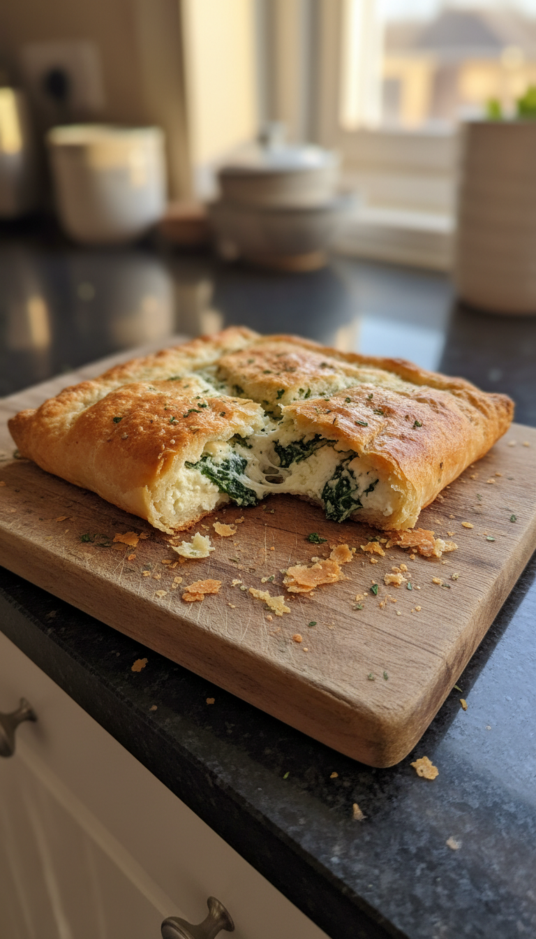 Cottage Cheese & Spinach Pastry