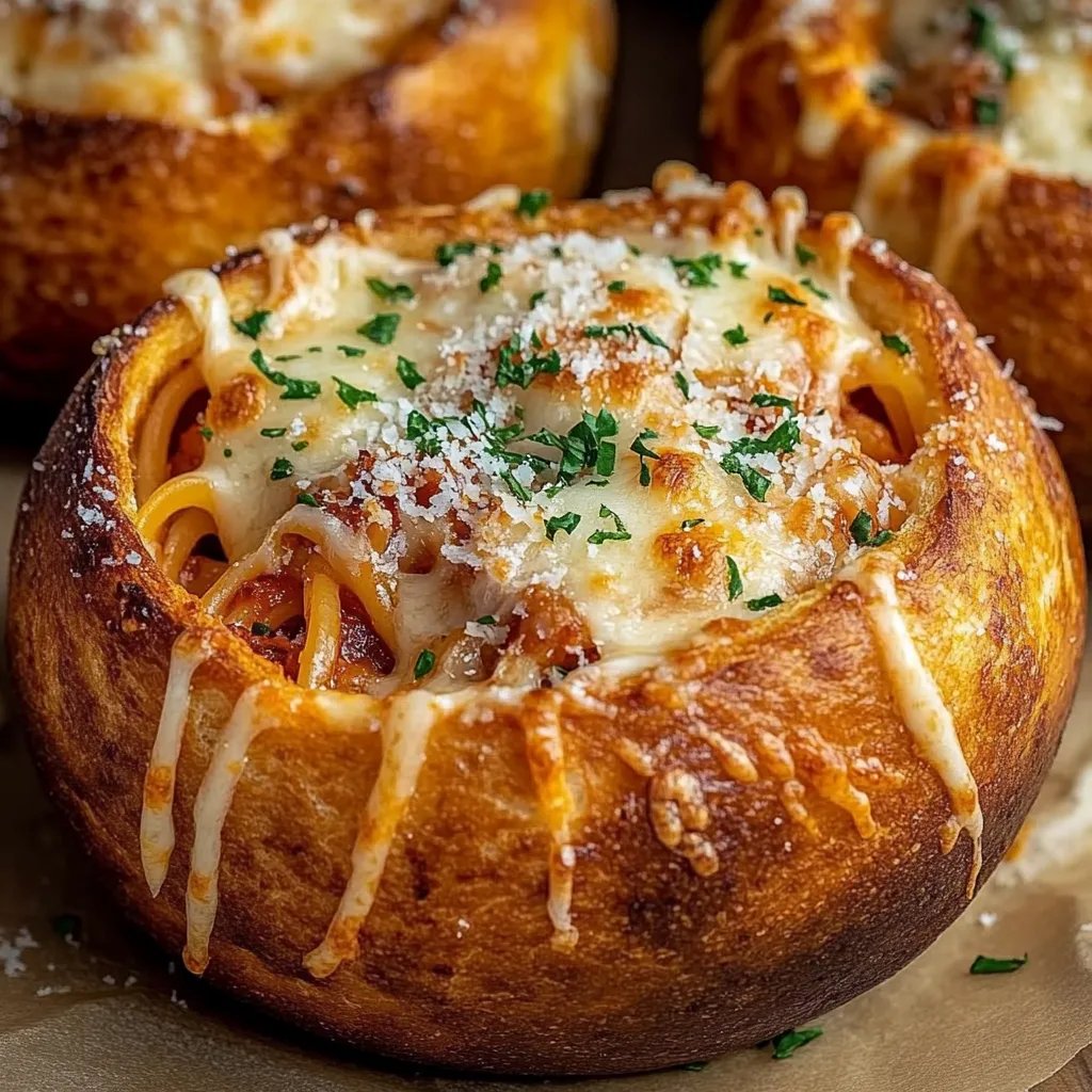 Spaghetti Garlic Bread Bowls: An Incredible Ultimate Recipe