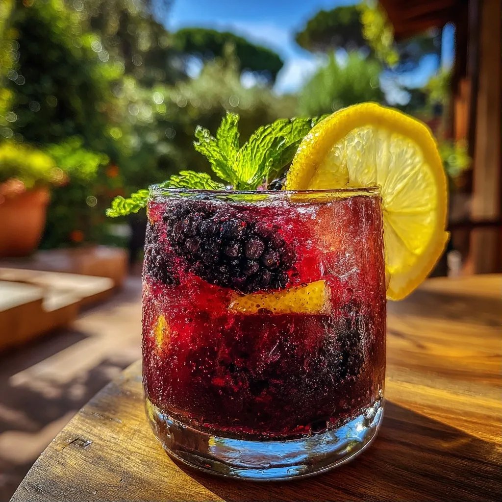 Blackberry Lemon Iced Tea