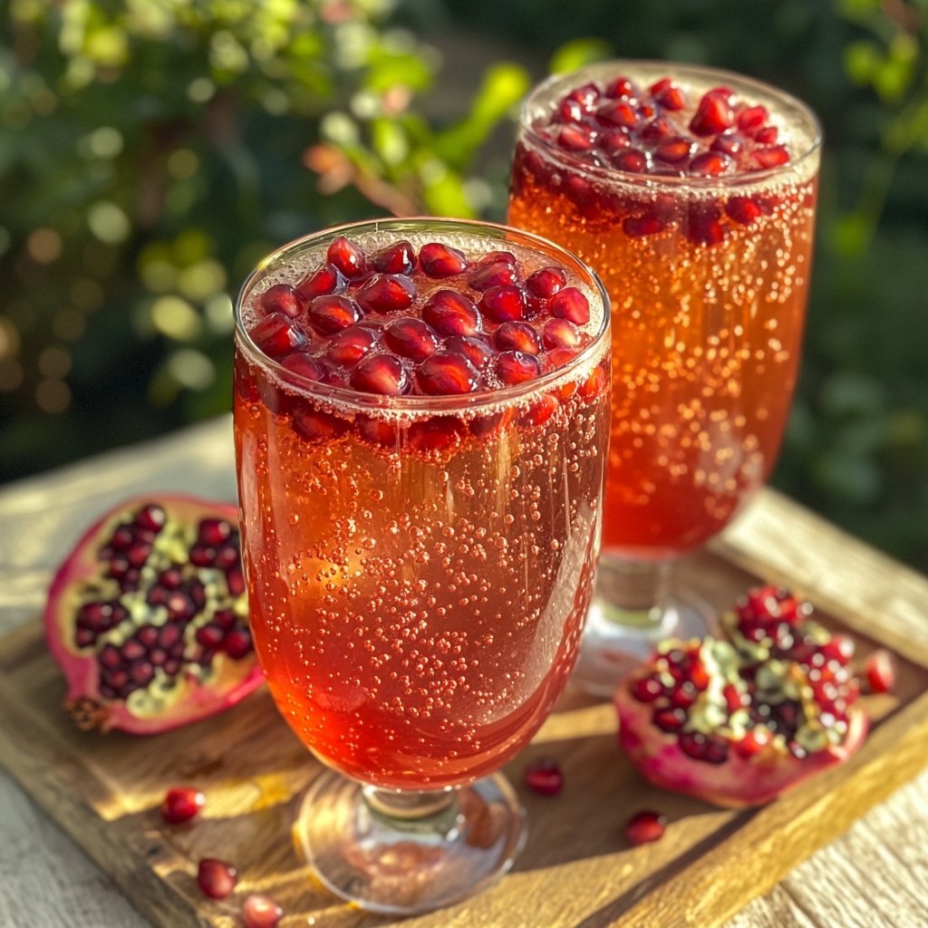 Pomegranate Vodka Spritz Cocktail Recipe