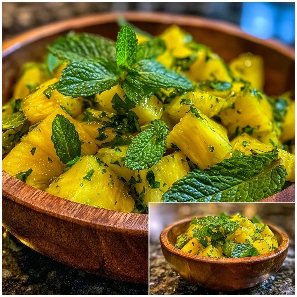 Pineapple Mint Fruit Salad