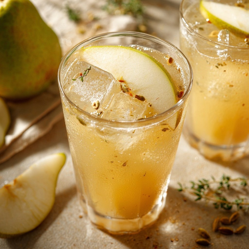 Pear Cardamom Cozy Cooler