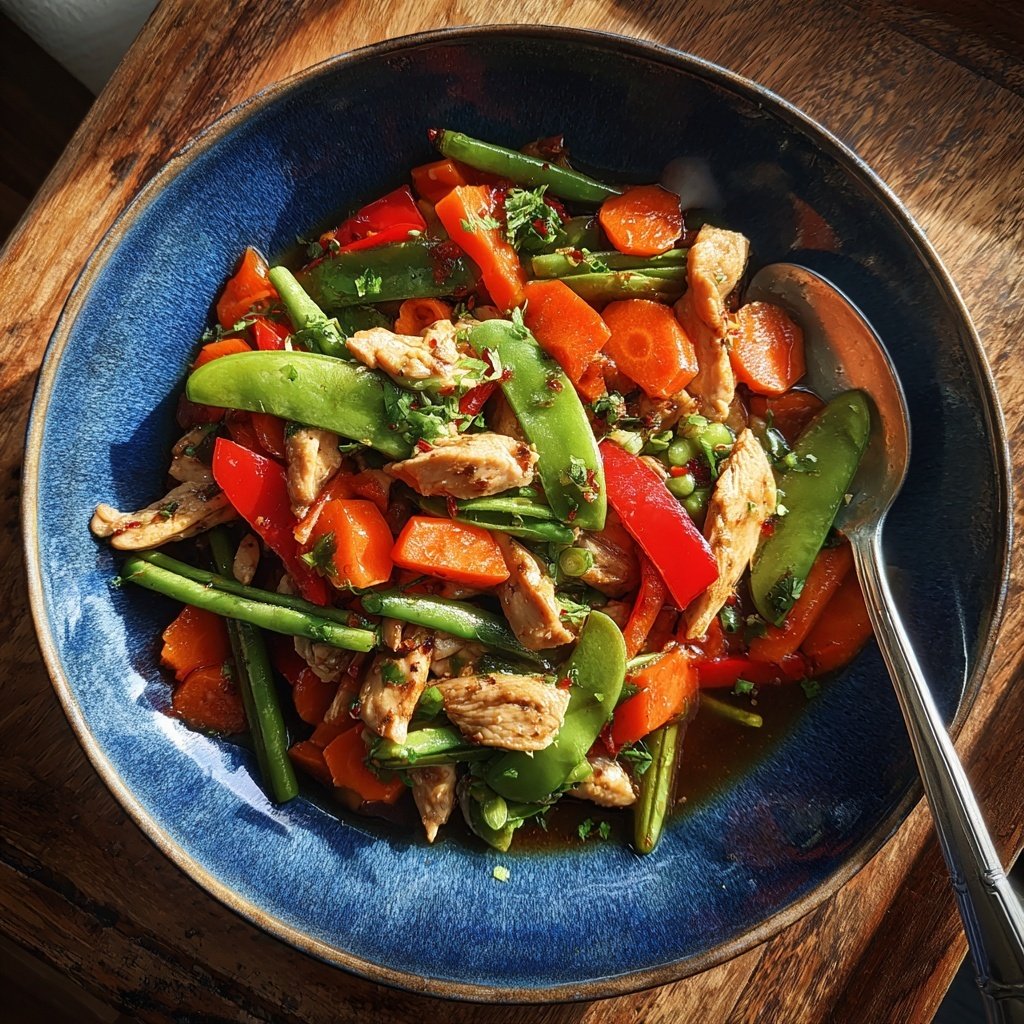 Spring Veggie Chicken Stir-Fry