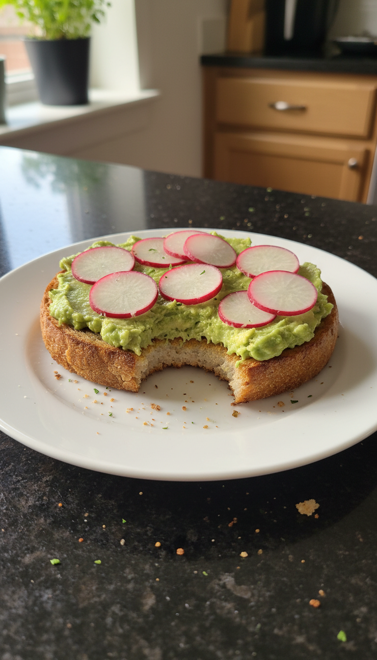 Avocado Toast with Radishes