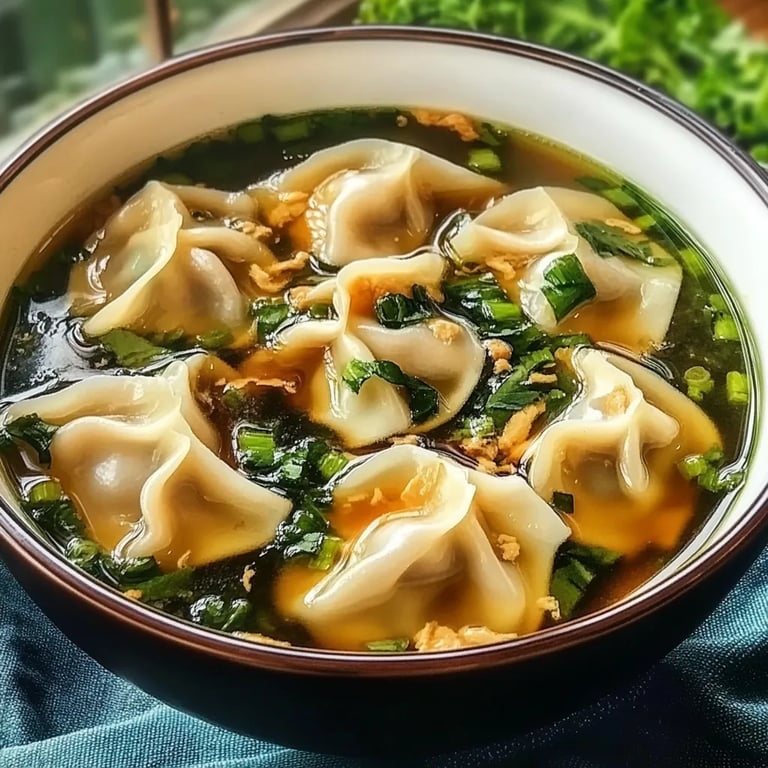 Cozy & Flavorful Potsticker Soup