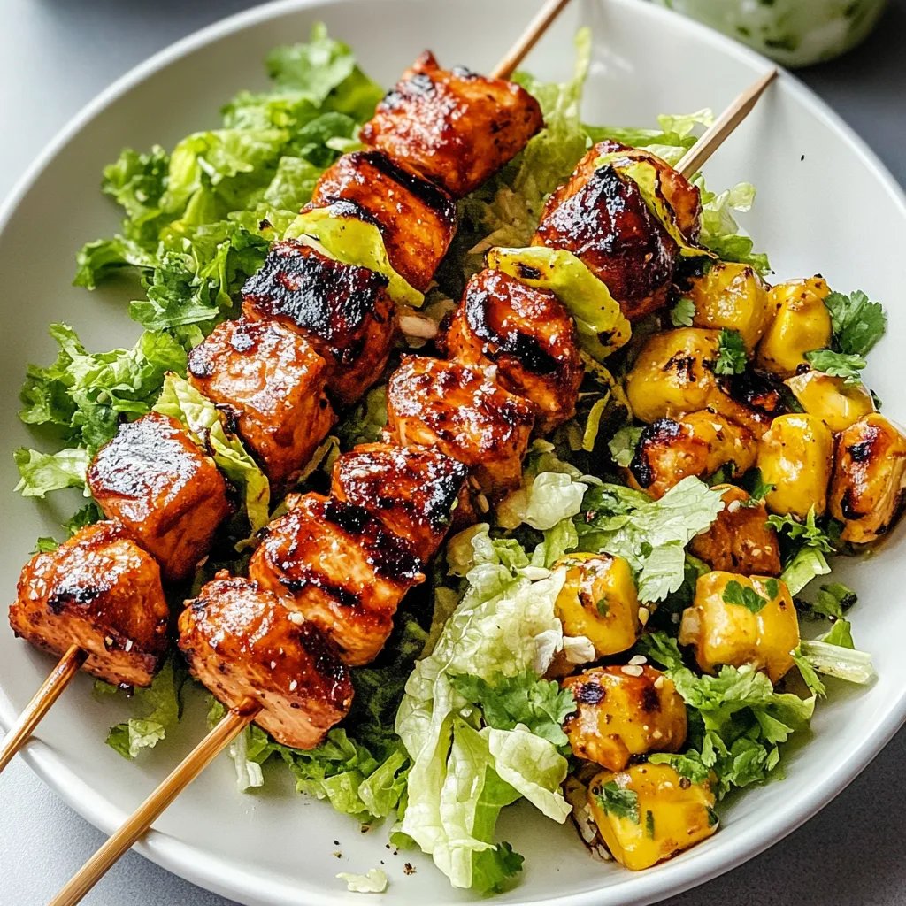 BBQ Chicken Skewer Salad: An Amazing Ultimate Recipe