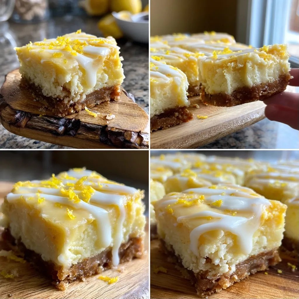 Lemon Cheesecake Bars