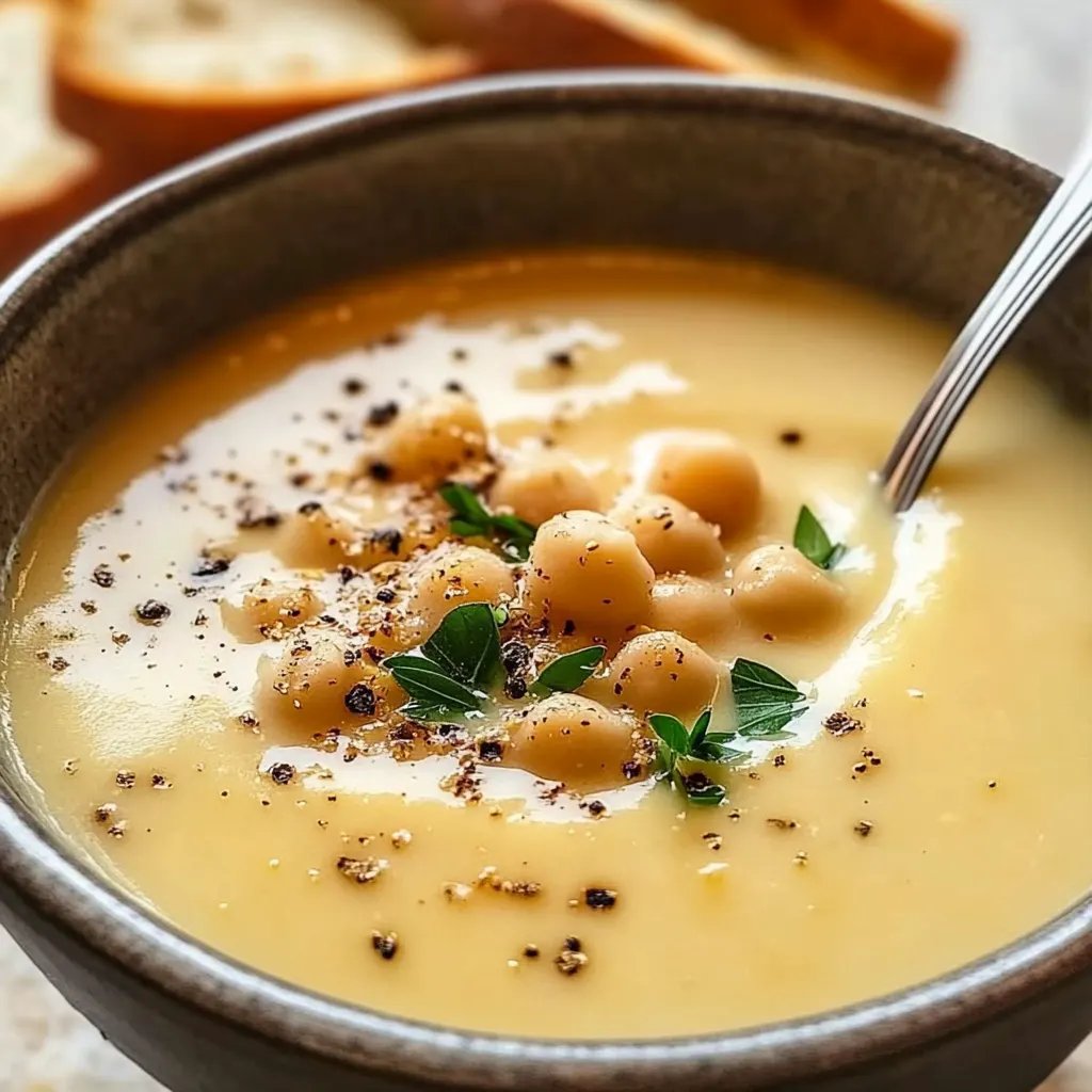 Creamy Garlic Chickpea Soup: An Incredible Ultimate Recipe to Savor